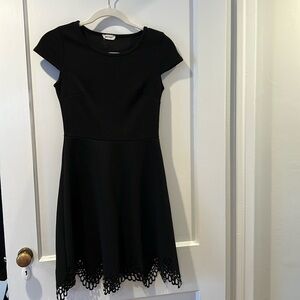 Peach Royal little black dress.